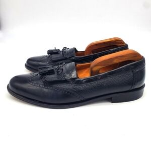 Johnston & Murphy Cellini Kiltie Tassel Loafers Men 11M Dress Shoes Black